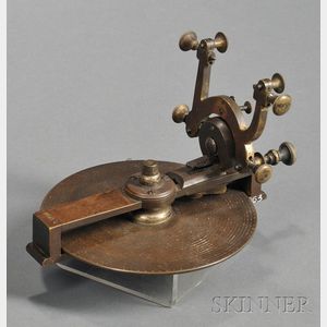 Two Brass and Steel Watchmaking Tools