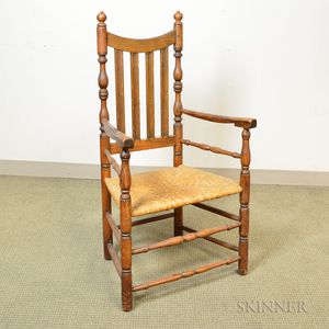Country Maple Bannister-back Armchair