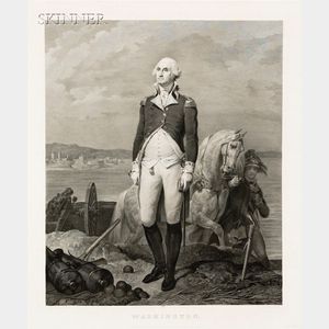 Jean Nicolas Laugier (French, 1785-1875),After Leon Cogniet (French, 1794-1880) and Gilbert Stuart (Ameri...
