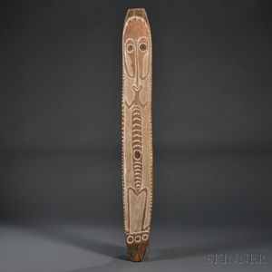 New Guinea Carved and Painted Gopi Board