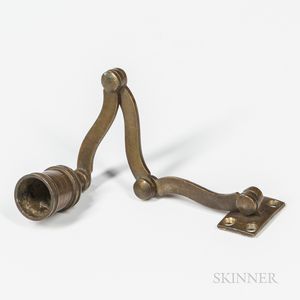 Brass Extendable-arm Candleholder