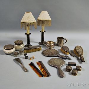 Group of Mostly Sterling Silver Vanity Items