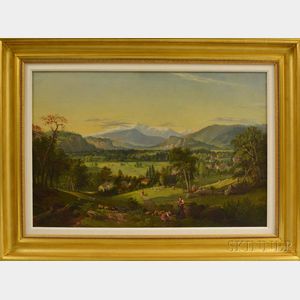 American School, 19th/20th Century White Mountains /View Near Conway Valley, New Hampshire