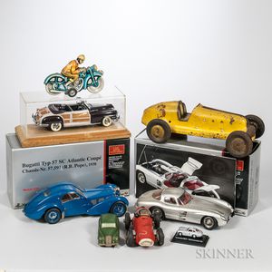 Group of Model and Toy Cars