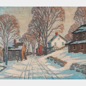 Robert Emmett Owen (American, 1878-1957) Winter Village