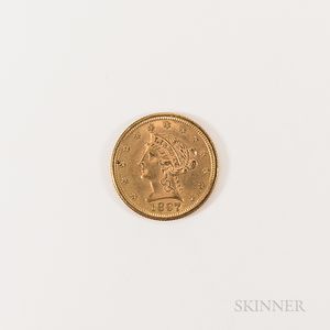 1897 $2.50 Liberty Head Gold Quarter Eagle