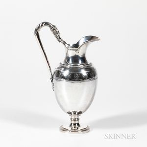 French Sterling Silver Ewer