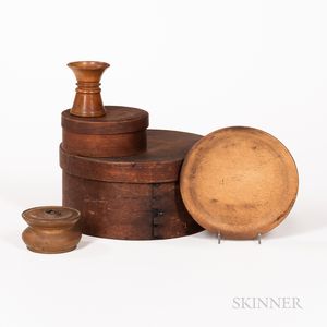 Group of Early Woodenware