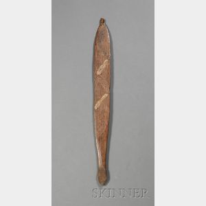 Australian Aborigine Carved Wood Spear Thrower