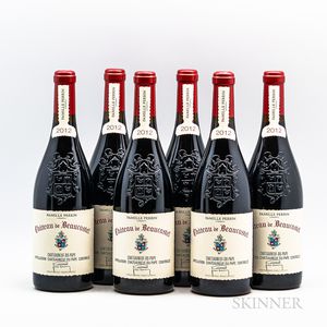 Beaucastel Chateauneuf du Pape 2012, 6 bottles
