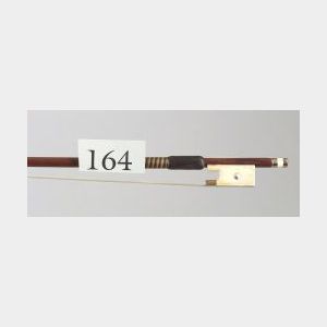 French Gold Mounted Violin Bow, Maire School
