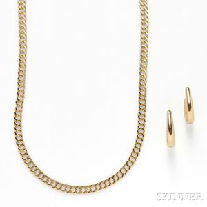 Two 14kt Gold Jewelry Items