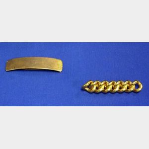 9kt Gold Pin and Barrette