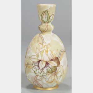 Crown Milano Glass Vase