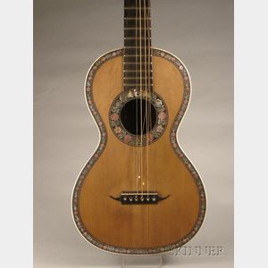 French Guitar, c. 1850