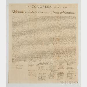 Declaration of Independence.