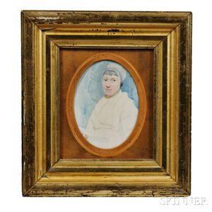 Portrait on Ivory of Elizabeth Gurney Fry (1780-1845)