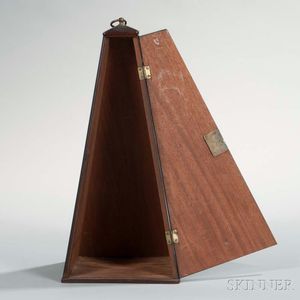 Pyramidal Mahogany Microscope Box