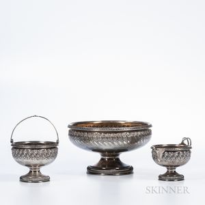 Three Pieces of Gorham Sterling Silver Tableware