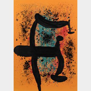 Joan Miró (Spanish, 1893-1983) Le verdengeur d'oranges