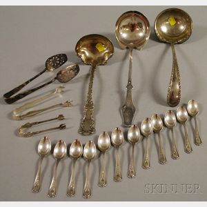 Small Group of Mostly Sterling Silver Flatware