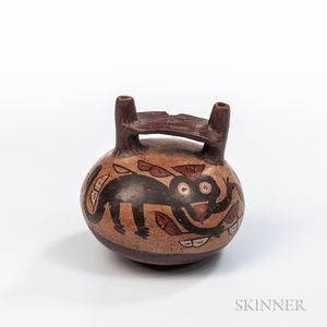Pre-Columbian Pottery Flask