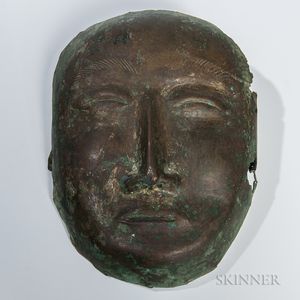 Bronze Funerary Mask