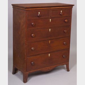 Federal Cherry Tall Chest