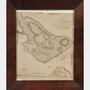 Two Framed Maps of Revolutionary War Interest