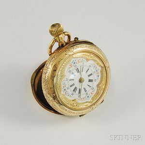 14kt Gold Lady's Pocket Watch