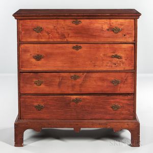 Early Blanket Chest over Two Drawers