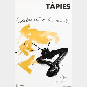 Antoni Tapies Exhibition Poster
