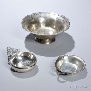 Three Pieces of Arts & Crafts Sterling Silver Hollowware