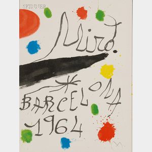 Joan Miró (Spanish, 1893-1983) Obra inèdita recent