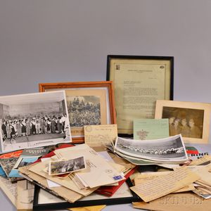 Group of Theatrical and Military-related Ephemera