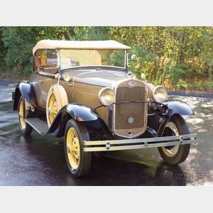*1931 Ford Deluxe Roadster, Vin # A2986171