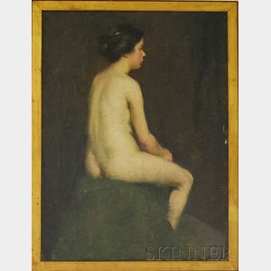 Carl John David Nordell (American, 1885-1957) Nude Figure Study.