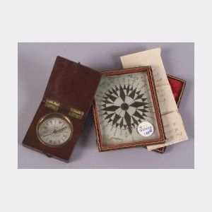 Pocket Compass and an Educational Compass Drawing