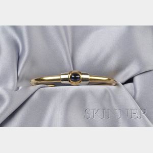 18kt Gold Bicolor and Sapphire Bracelet, Cartier
