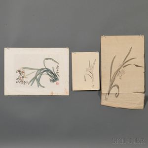 Three Prints Depicting Narcissus