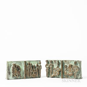 Constantindou Argyro (Greek, 20th/21st Century) Two Relief Sculptures