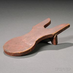 Red-painted Pine Bootjack