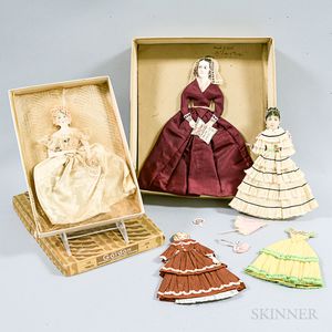 Extensive Group of 19th and 20th Century Paper Dolls. 