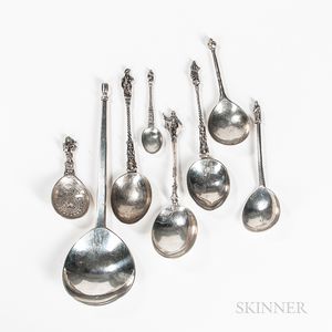 Eight Dutch Silver Spoons