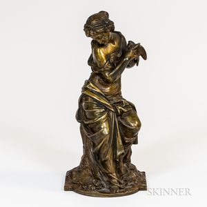 Gilt-bronze Figure of a Woman