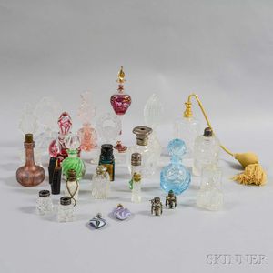 Group of Glass Perfumes