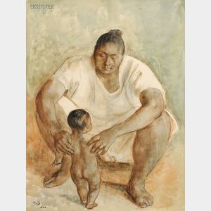 Francisco Zúñiga (Mexican, 1912-1998) Mother and Child