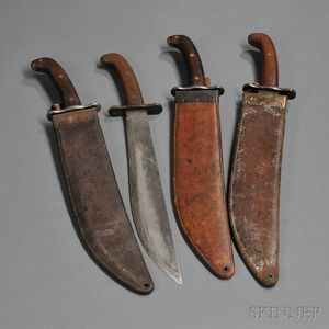 Four Model 1909 Bolo Knives