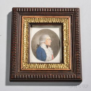Portrait Miniature of a French Military Officer