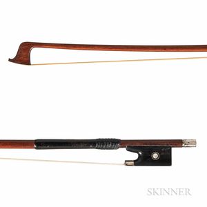 Silver-mounted Violin Bow